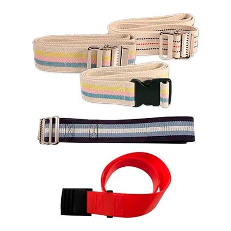 Dynarex Dynarex Gait Belt W/ Plastic Buckle, 60inL x 2inW, Multicolor, 36 Pcs 4354